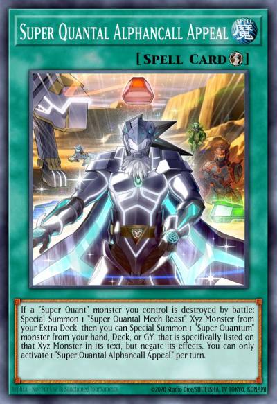 Super Quantal Alphancall Appeal Common DANE-EN056 Dark Neostorm Yugioh card
