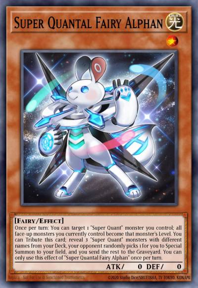 Super Quantal Fairy Alphan Common WIRA-EN033 Wing Raiders Yugioh card
