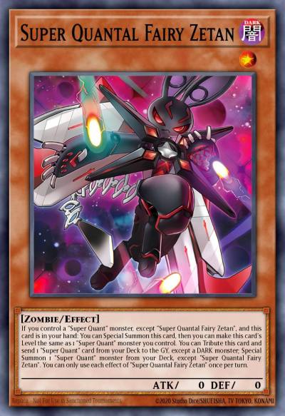 Super Quantal Fairy Zetan Common DUAD-EN024 Duelists Advance Yugioh card