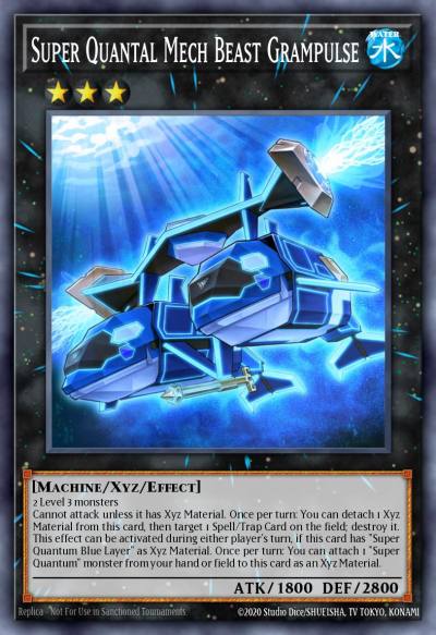 Super Quantal Mech Beast Grampulse Ultimate Rare OP03-EN003 OTS Tournament Pack 3 Yugioh card