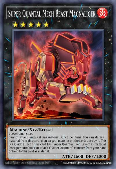 Super Quantal Mech Beast Magnaliger Common OP10-EN020 OTS Tournament Pack 10 Yugioh card