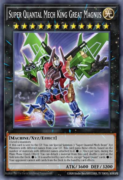 Super Quantal Mech King Great Magnus Ultra Rare DUPO-EN093 Duel Power Yugioh card