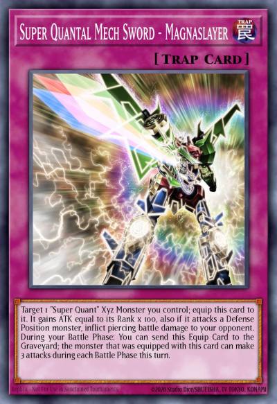 Super Quantal Mech Sword - Magnaslayer Common WIRA-EN039 Wing Raiders Yugioh card