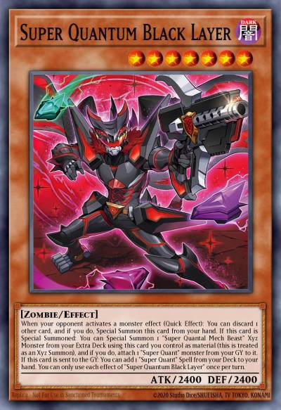 Super Quantum Black Layer Common DUAD-EN025 Duelists Advance Yugioh card