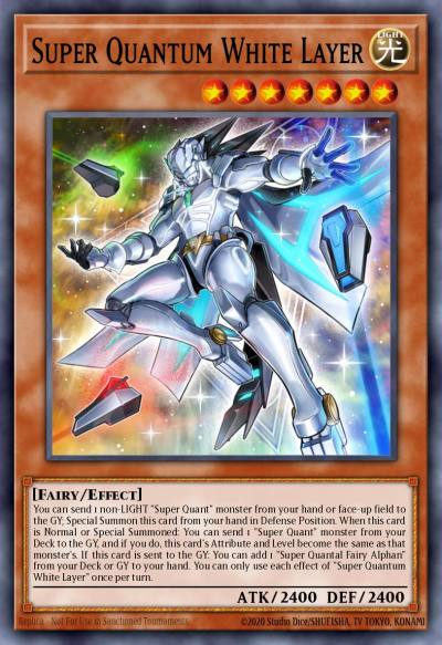 Super Quantum White Layer Rare DANE-EN013 Dark Neostorm Yugioh card