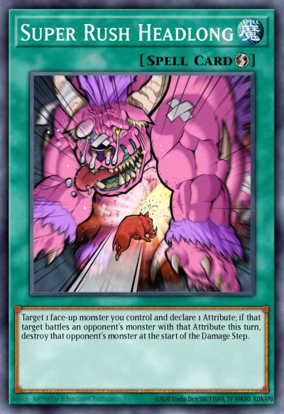Super Rush Headlong Common MP16-EN152 2016 Mega-Tin Mega Pack Yugioh card