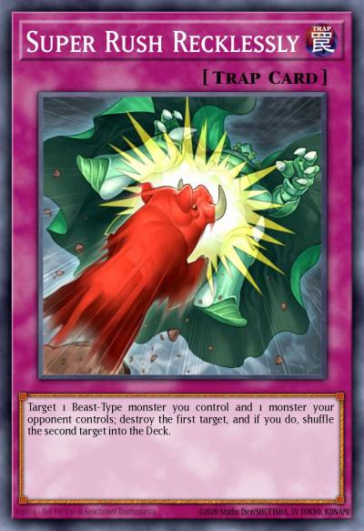Super Rush Recklessly Common BP03-EN219 Battle Pack 3 Monster League Yugioh card