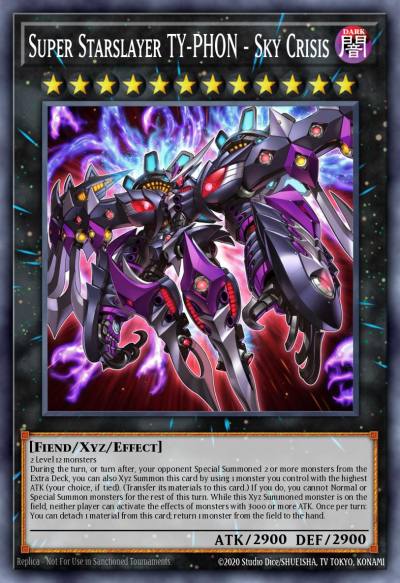 Super Starslayer TY-PHON - Sky Crisis Common L26D-ENM28 Legendary Modern Decks 2026 Yugioh card