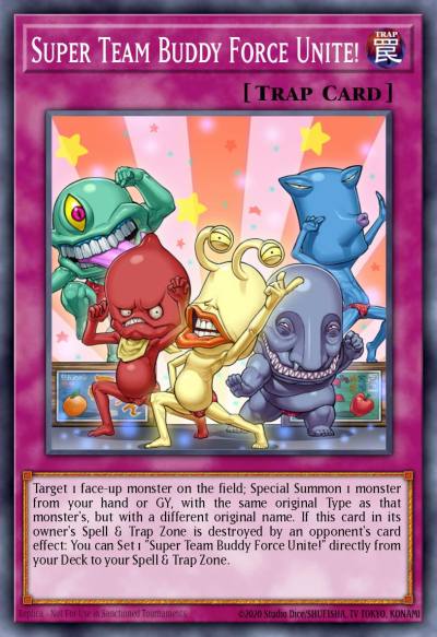 Super Team Buddy Force Unite Common MP19-EN054 2019 Gold Sarcophagus Tin Mega Pack Yugioh card