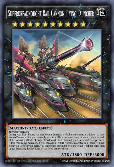 Superdreadnought Rail Cannon Flying Launcher Starlight Rare BLZD-EN044 Blazing Dominion Yugioh card