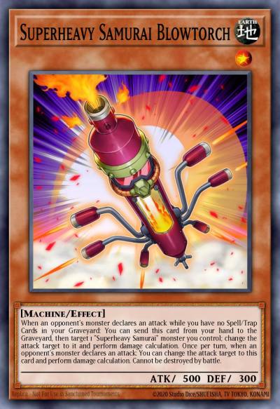 Superheavy Samurai Blowtorch Common MP16-EN053 2016 Mega-Tin Mega Pack Yugioh card
