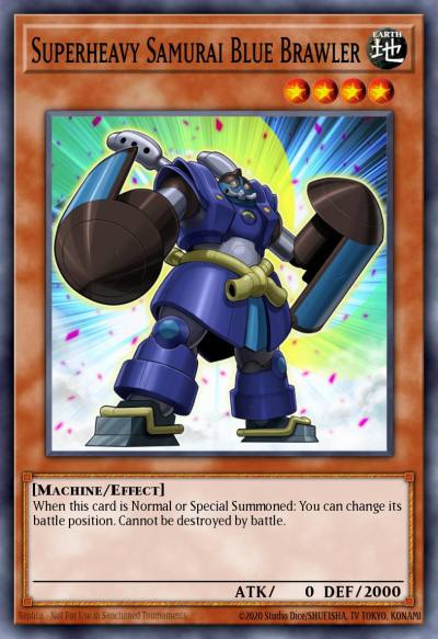 Superheavy Samurai Blue Brawler Common MP15-EN067 2015 Mega-Tin Mega Pack Yugioh card