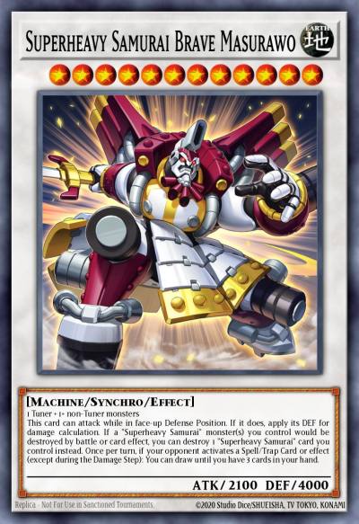 Superheavy Samurai Brave Masurawo Ultra Rare CYAC-EN039 Cyberstorm Access Yugioh card