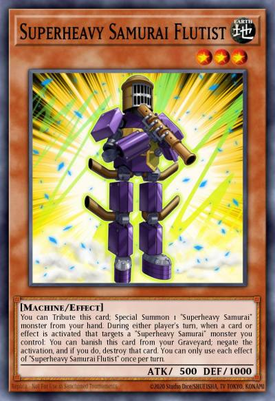 Superheavy Samurai Flutist Super Rare MP15-EN197 2015 Mega-Tin Mega Pack Yugioh card