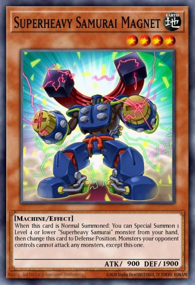Superheavy Samurai Magnet Common MP16-EN179 2016 Mega-Tin Mega Pack Yugioh card