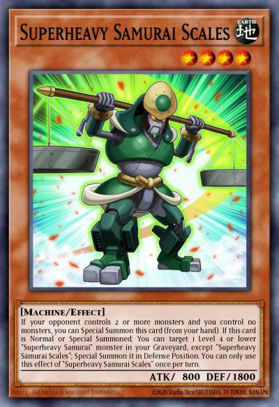 Superheavy Samurai Scales Rare MP15-EN133 2015 Mega-Tin Mega Pack Yugioh card