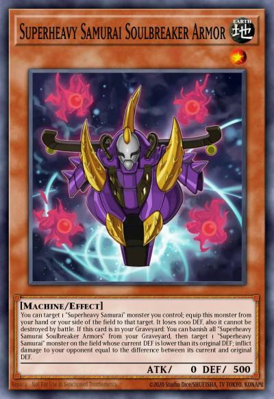 Superheavy Samurai Soulbreaker Armor Common MP15-EN136 2015 Mega-Tin Mega Pack Yugioh card