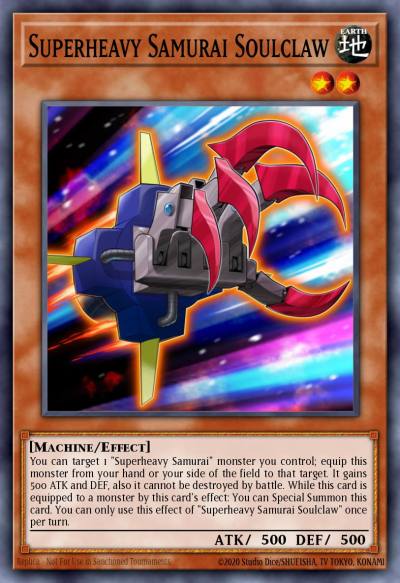 Superheavy Samurai Soulclaw Common MP16-EN112 2016 Mega-Tin Mega Pack Yugioh card