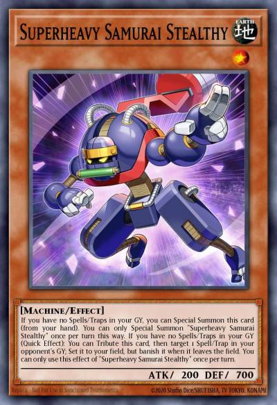 Superheavy Samurai Stealthy Common MP24-EN337 25th Anniversary Tin Dueling Mirrors Yugioh card