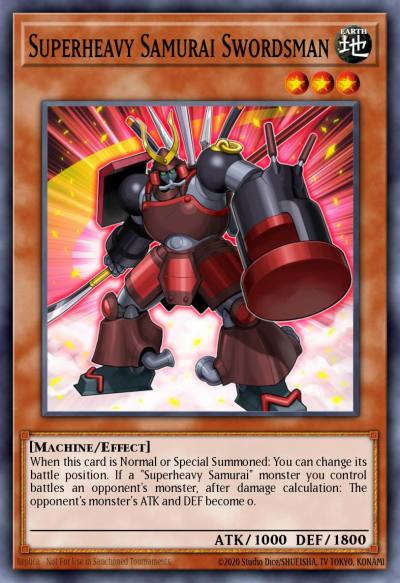 Superheavy Samurai Swordsman Common MP15-EN068 2015 Mega-Tin Mega Pack Yugioh card