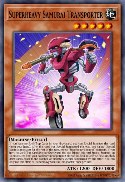 Superheavy Samurai Transporter Common MP16-EN109 2016 Mega-Tin Mega Pack Yugioh card