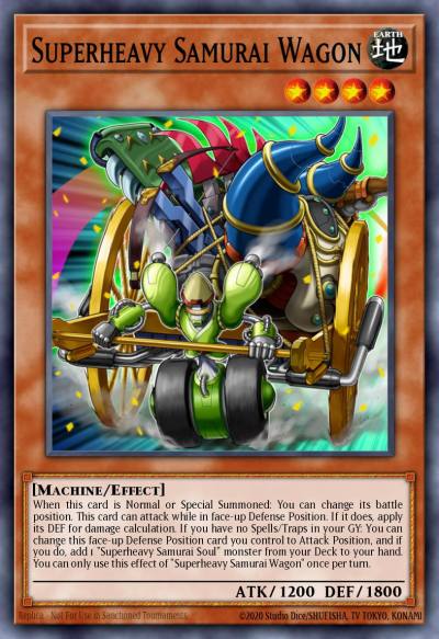 Superheavy Samurai Wagon Super Rare MP21-EN089 2021 Tin of Ancient Battles Yugioh card