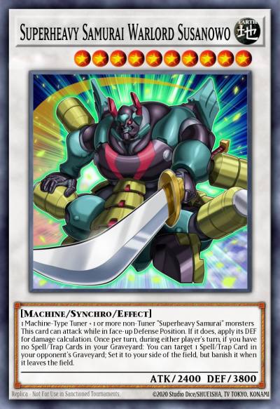 Superheavy Samurai Warlord Susanowo Super Rare SECE-EN048 Secrets of Eternity Yugioh card