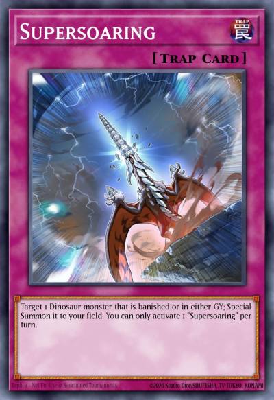 Supersoaring Rare WISU-EN007 Wild Survivors Yugioh card