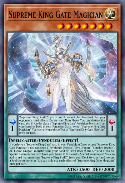Supreme King Gate Magician Super Rare AGOV-EN001 Age of Overlord Yugioh card