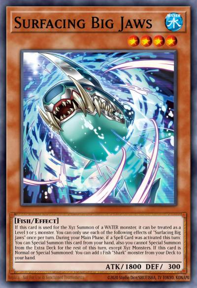 Surfacing Big Jaws Starlight Rare MP25-EN012 2025 Mega-Pack Tin Yugioh card