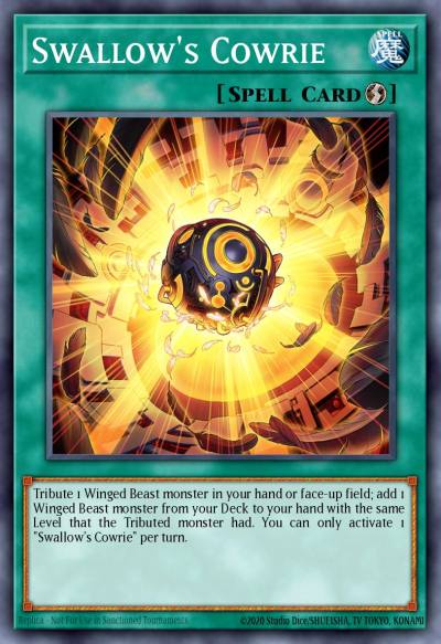 Swallows Cowrie Ultra Rare MP25-EN174 2025 Mega-Pack Tin Yugioh card