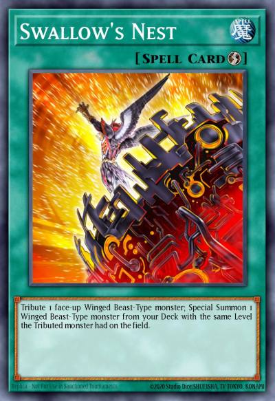 Swallows Nest Common HAC1-EN171 Hidden Arsenal Chapter 1 Yugioh card