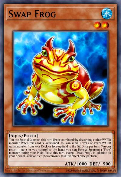 Swap Frog Ultra Rare DUOV-EN063 Duel Overload Yugioh card