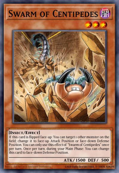 Swarm of Centipedes Common MP25-EN329 2025 Mega-Pack Tin Yugioh card