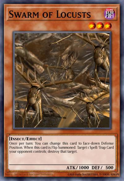 Swarm of Locusts Common AP03-EN017 Astral Pack Three Yugioh card