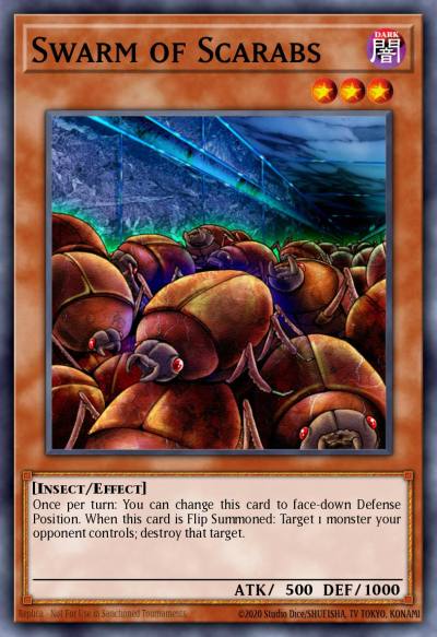 Swarm of Scarabs Common AP03-EN016 Astral Pack Three Yugioh card