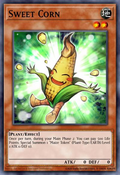 Sweet Corn Common ORCS-EN092 Order of Chaos Yugioh card
