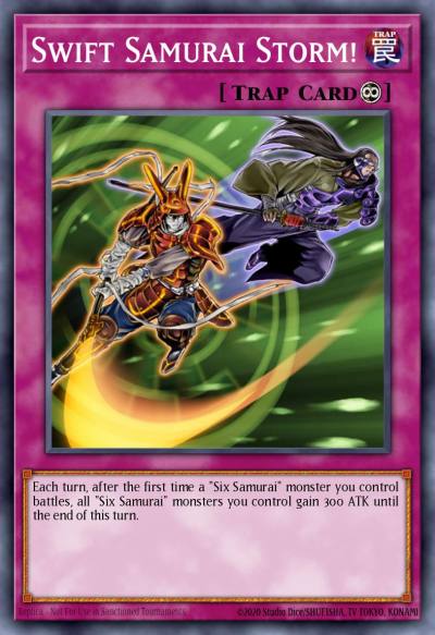 Swift Samurai Storm Common STON-EN058 Strike of Neos Yugioh card