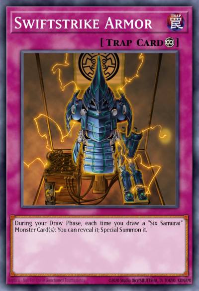 Swiftstrike Armor Common GLAS-EN073 Gladiators Assault Yugioh card