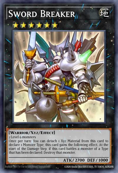 Sword Breaker Super Rare REDU-EN050 Return of the Duelist Yugioh card