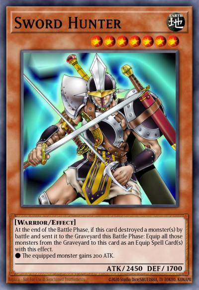 Sword Hunter Common DB1-EN191 Dark Beginning 1 Yugioh card