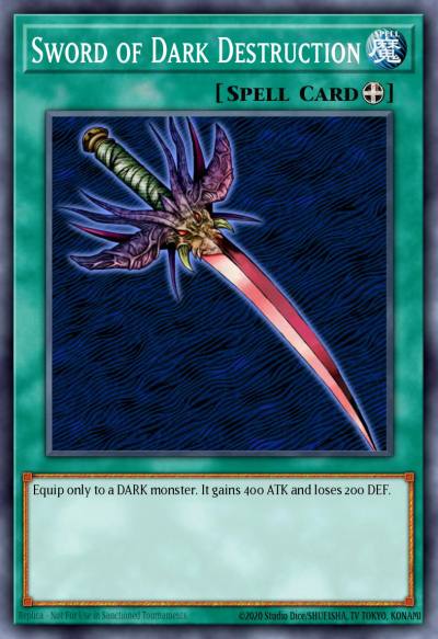 Sword of Dark Destruction Common SS05-ENA21 Speed Duel Starter Decks Twisted Nightmares Yugioh card