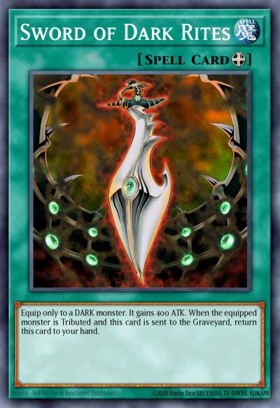Sword of Dark Rites Secret Rare FOTB-EN067 Force of the Breaker Yugioh card