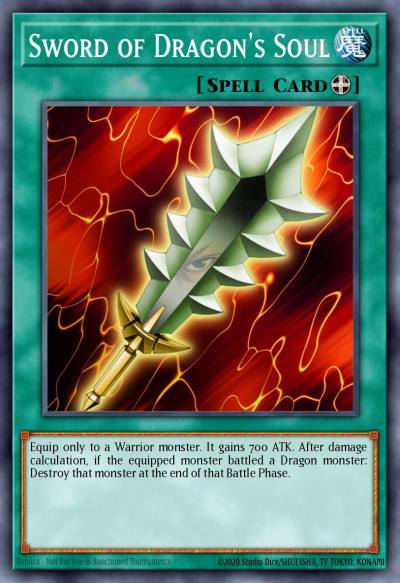 Sword of Dragons Soul Common STP5-EN024 Speed Duel Tournament Pack 5 Yugioh card