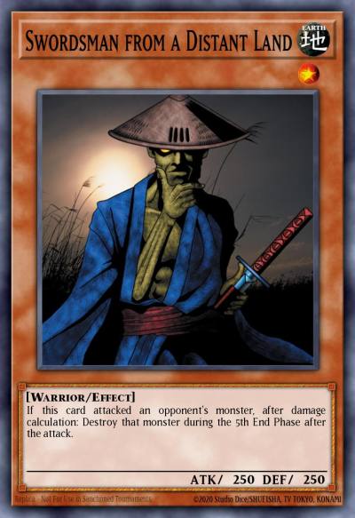 Swordsman from a Distant Land Common LVAL-EN091 Legacy of the Valiant Yugioh card