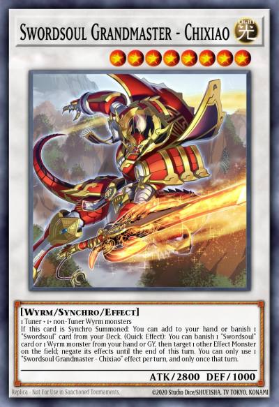 Swordsoul Grandmaster - Chixiao Secret Rare BODE-EN041 Burst of Destiny Yugioh card