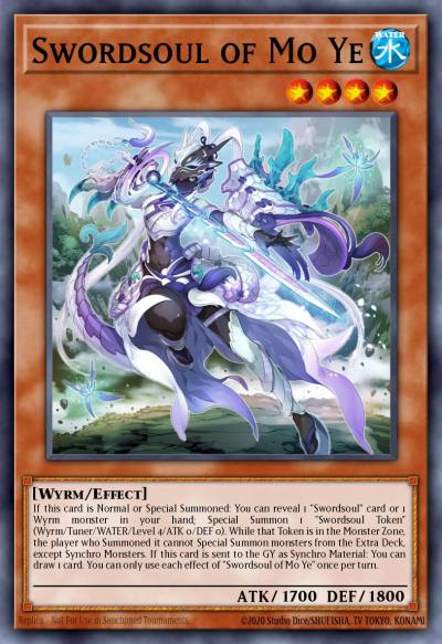 Swordsoul of Mo Ye Secret Rare BODE-EN003 Burst of Destiny Yugioh card