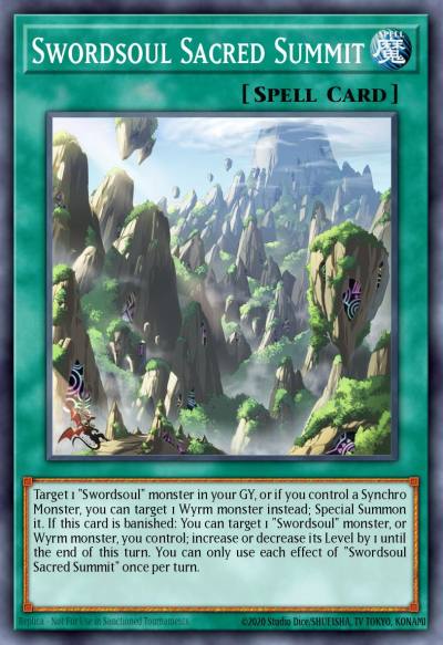 Swordsoul Sacred Summit Super Rare BODE-EN054 Burst of Destiny Yugioh card