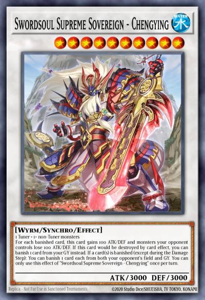 Swordsoul Supreme Sovereign - Chengying Ultra Rare BODE-EN042 Burst of Destiny Yugioh card