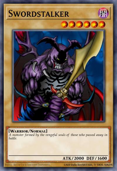 Swordstalker Common STAX-EN007 2-Player Starter Set Yugioh card